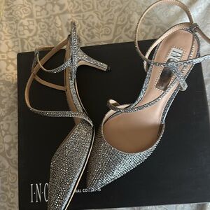 I.N.C pewter heels